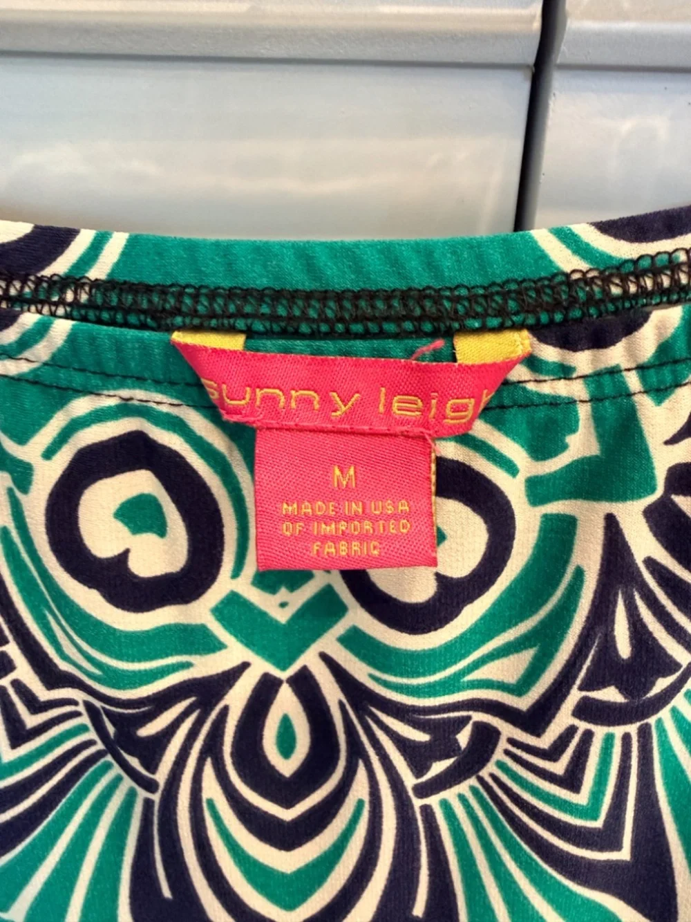 Sunny Leigh jersey geometric skirt